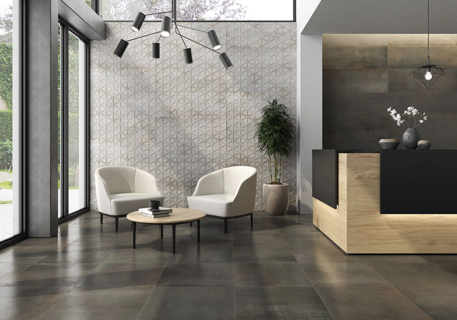 Saloni Ceramica Industrial Perla, Matt, 45x45cm, 8.80mm, Rectified ...