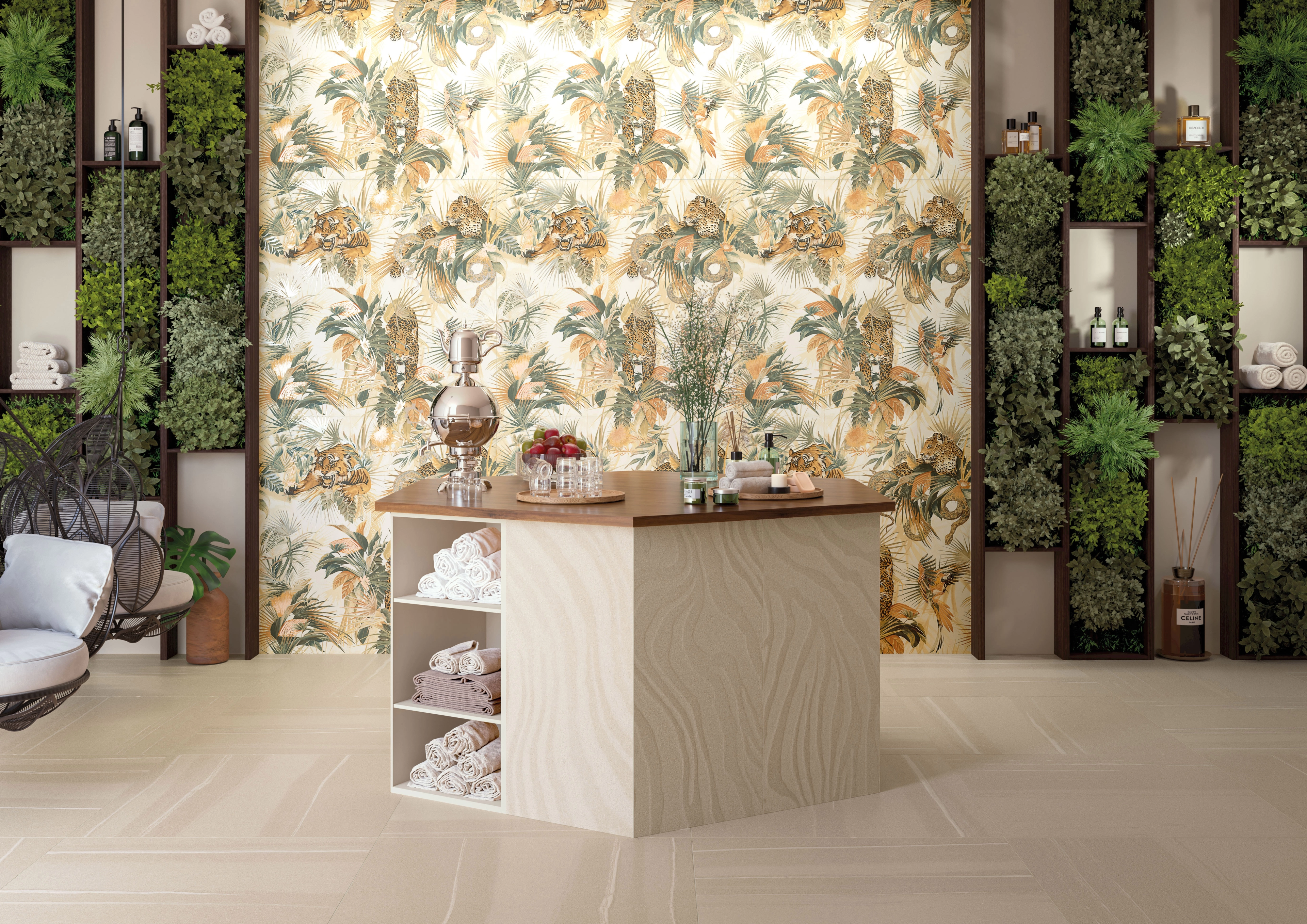 Roberto Cavalli Home Interiors Savannah Majesty, Stone