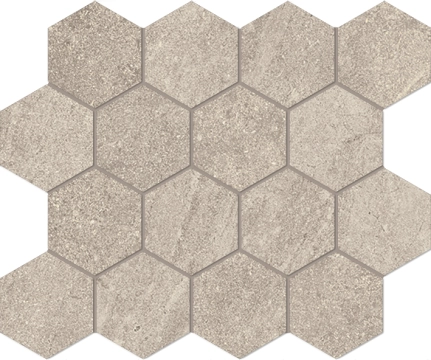 Planeto Esagone PNT034A - Moon, Natural, 26x30cm, 8.50mm, Rectified