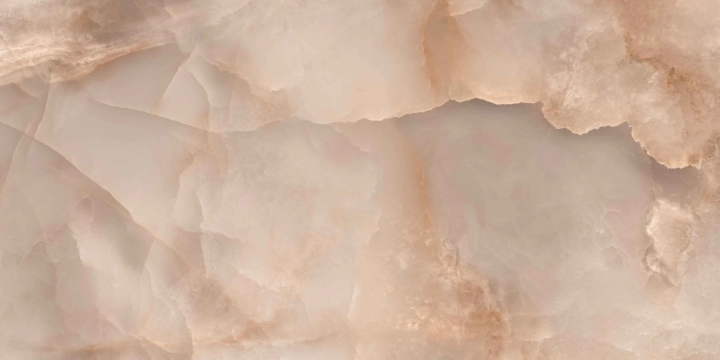 Infinito 2.0 INF3068 - Onyx Peach, Crystal polished, 60x120cm, 6.00mm, Rectified