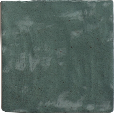 Riad 42566 - Green, Matt, 10x10cm, 8.50mm, Rectified