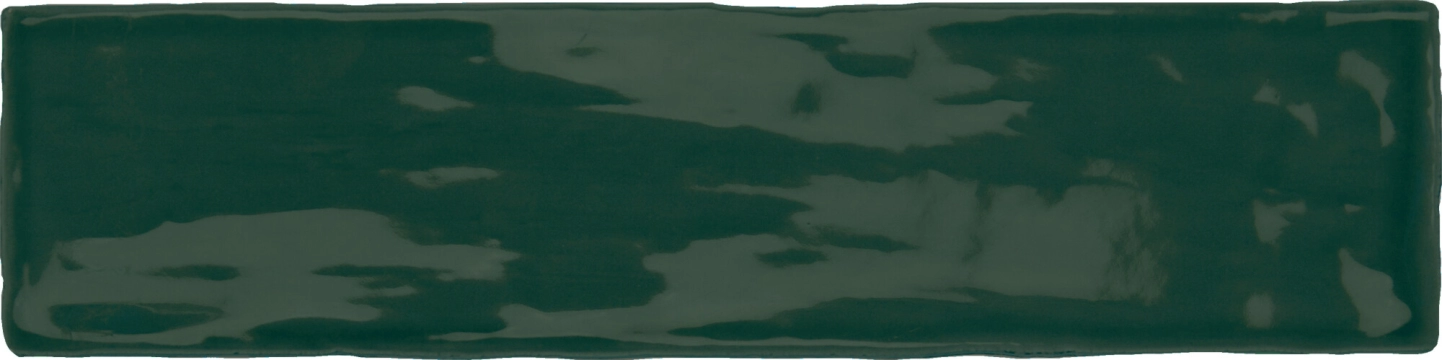Poitiers 29028 - Green, Glossy, 7.5x30cm, 8.20mm, Not rectified