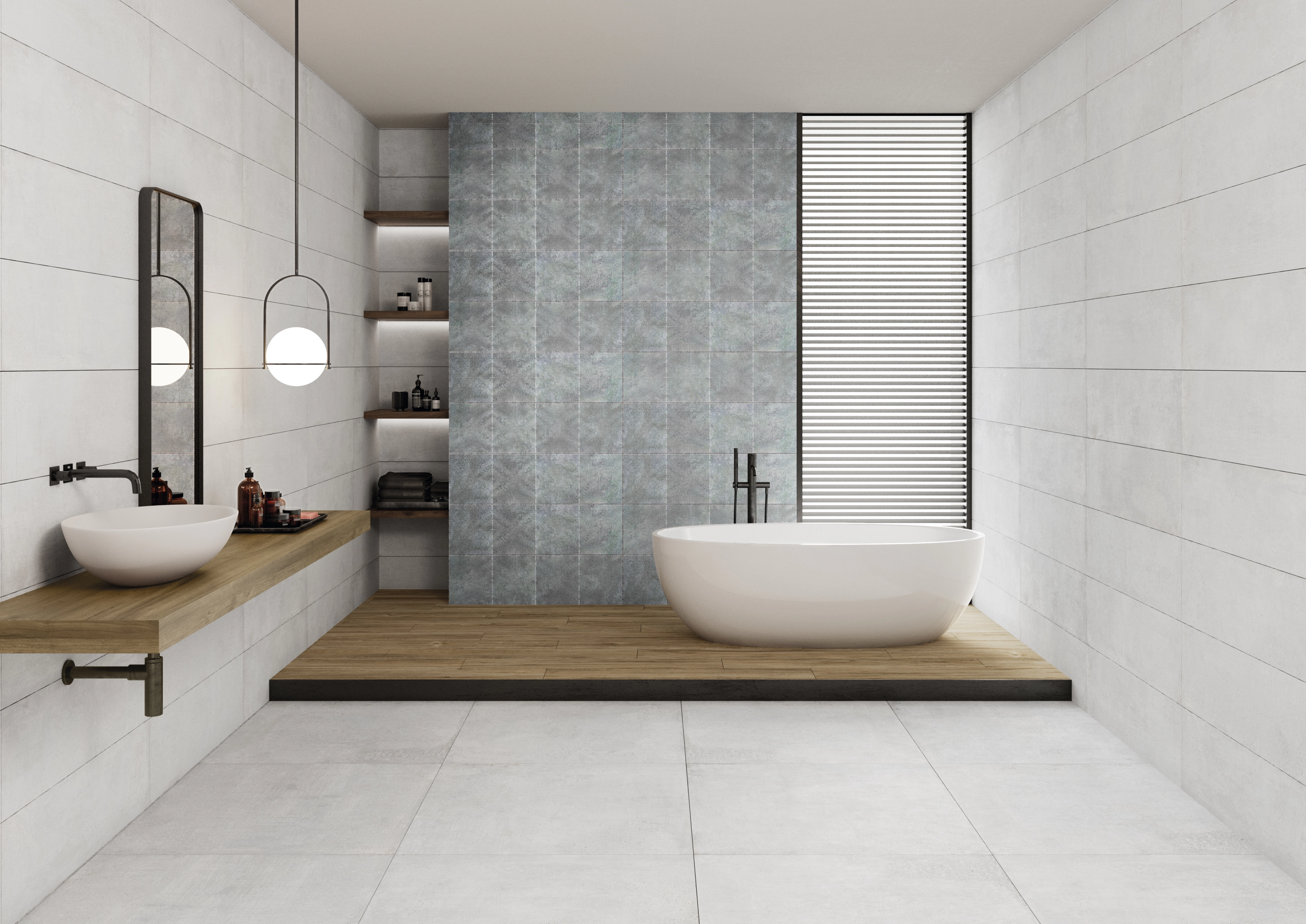 Ibero Ceramica Boulevard, Concrete