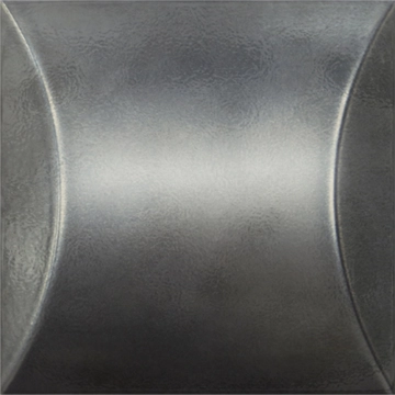 Materika Decor Bump Steel, Matt, 15x15cm, 10.00mm, Not rectified
