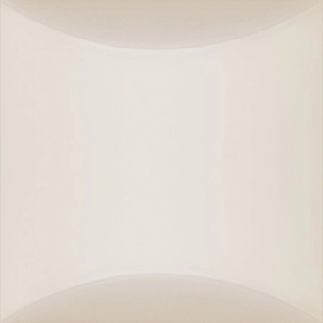 Materika Decor Bump White, Matt, 15x15cm, 10.00mm, Not rectified