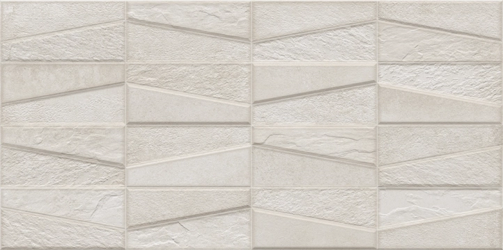 Materika Tektonia White, Matt, 31.6x63.5cm, 9.00mm, Not rectified