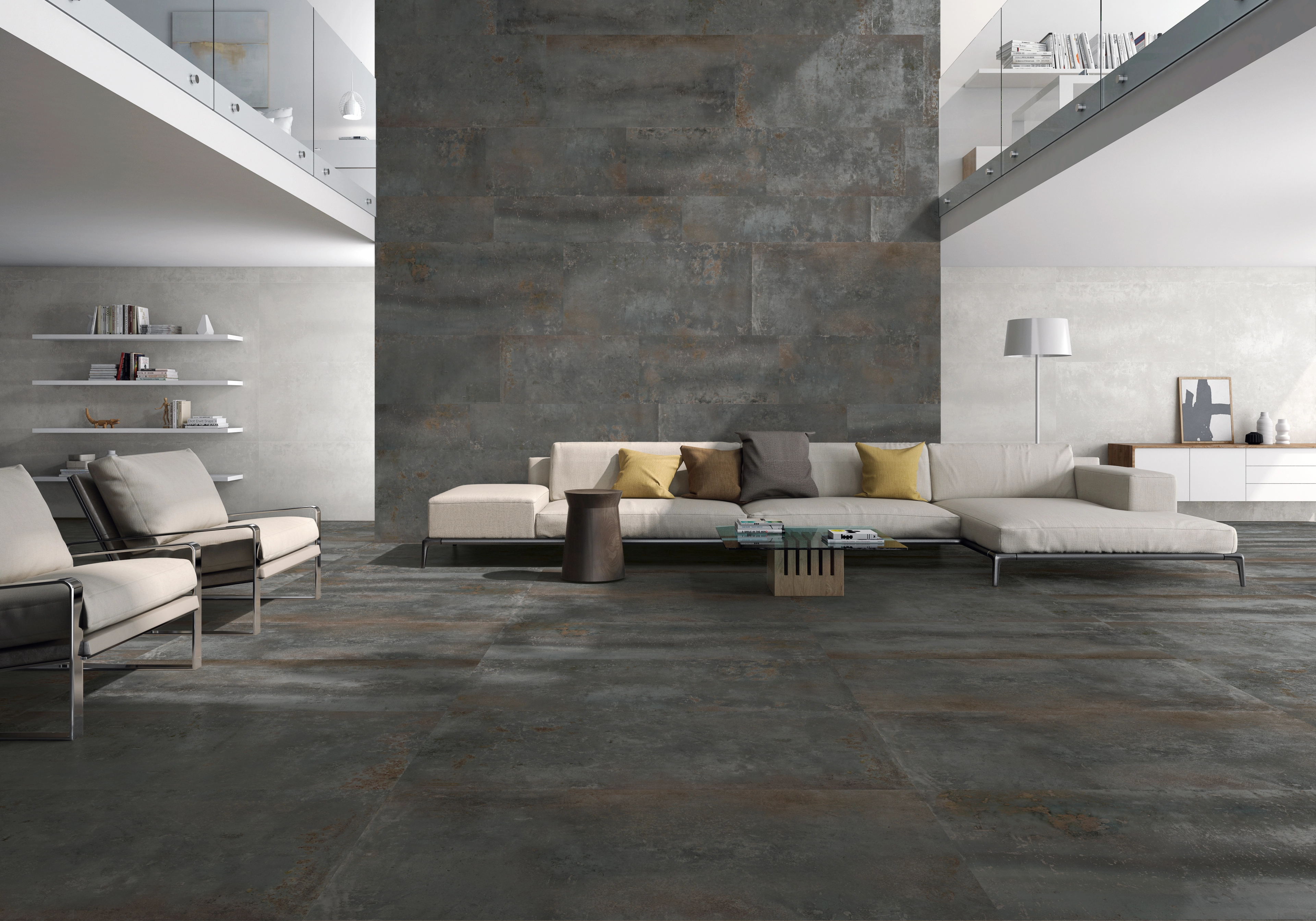 Ibero Ceramica Gravity, Stone; Metal
