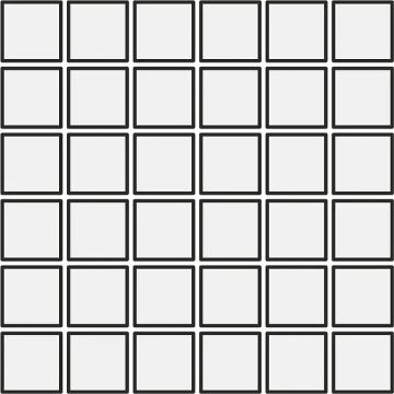 Vis Mosaico MK.VIS6 30PB - Pb, Matt, 30x30cm, 6.50mm, not-rectified