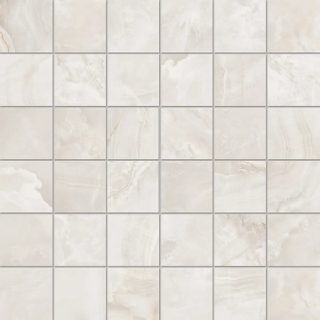 Bianco Mosaico MK.ONICE 30 - Onice, Matt, 30x30cm, 10.00mm, Rectified