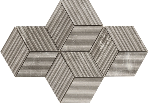 Majestic Cube 02647 - Supreme Grey, Naturale, 30x30cm, 8.50mm, Rectified