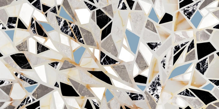 Majestic Decoro 02599A - Mix Art, Levigato, 60x120cm, 9.50mm, Rectified