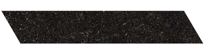 Ibla Chevron Dx 04019 - Nero, Lappato, 10x53cm, 9.50mm, Rectified
