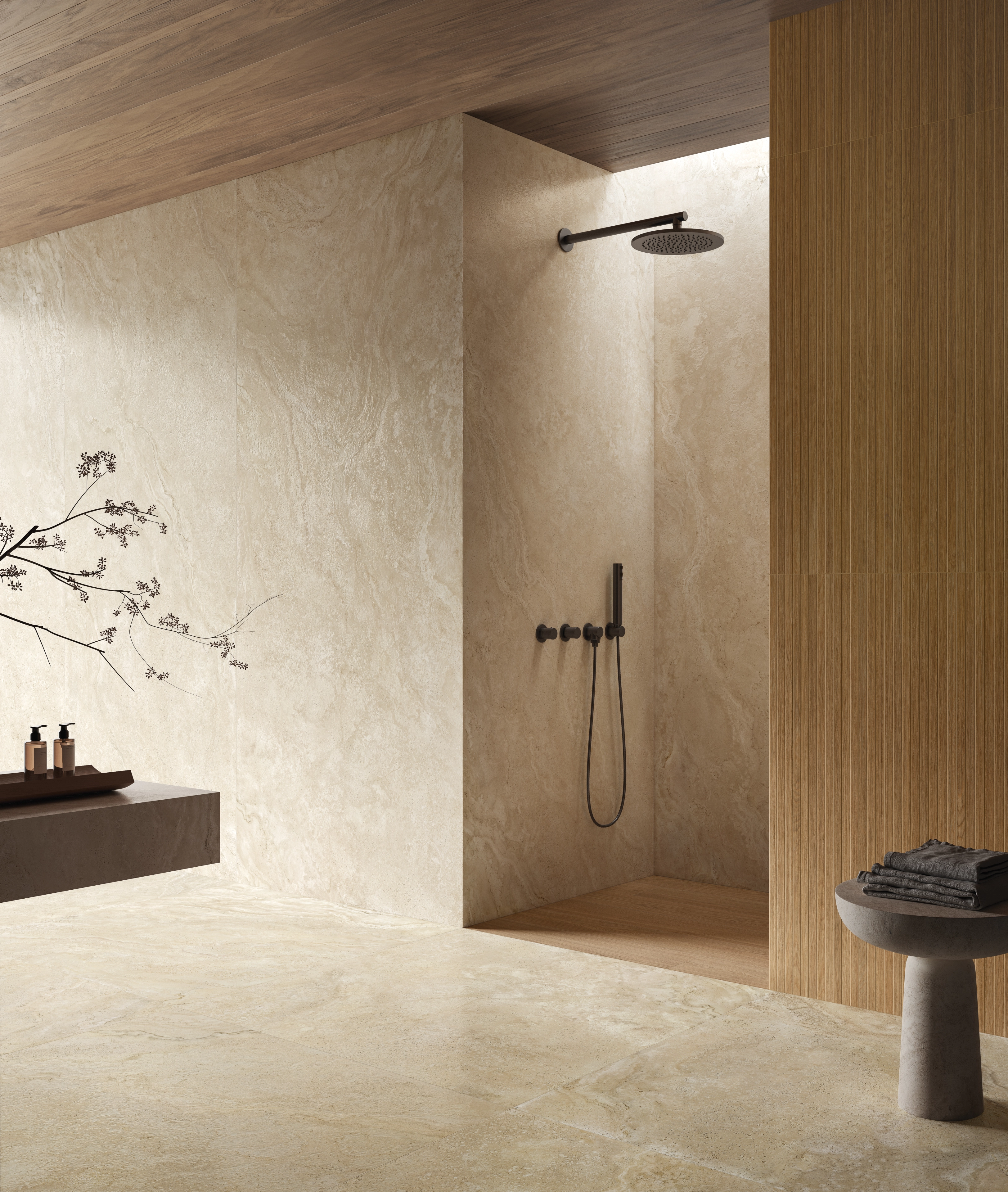 Ceramiche Piemme Makro Revolution Travertino Creme, Satin