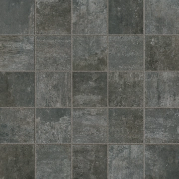 Castlestone Mosaico 00163 - Black, Naturale, 30x30cm, 9.50mm, Rectified