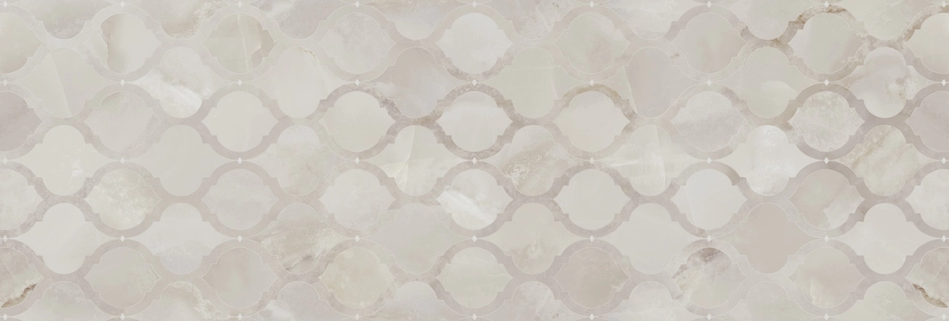Lemnos Decoro 316270963997 - Crema, Brillo, 33.3x100cm, 7.00mm, Rectified