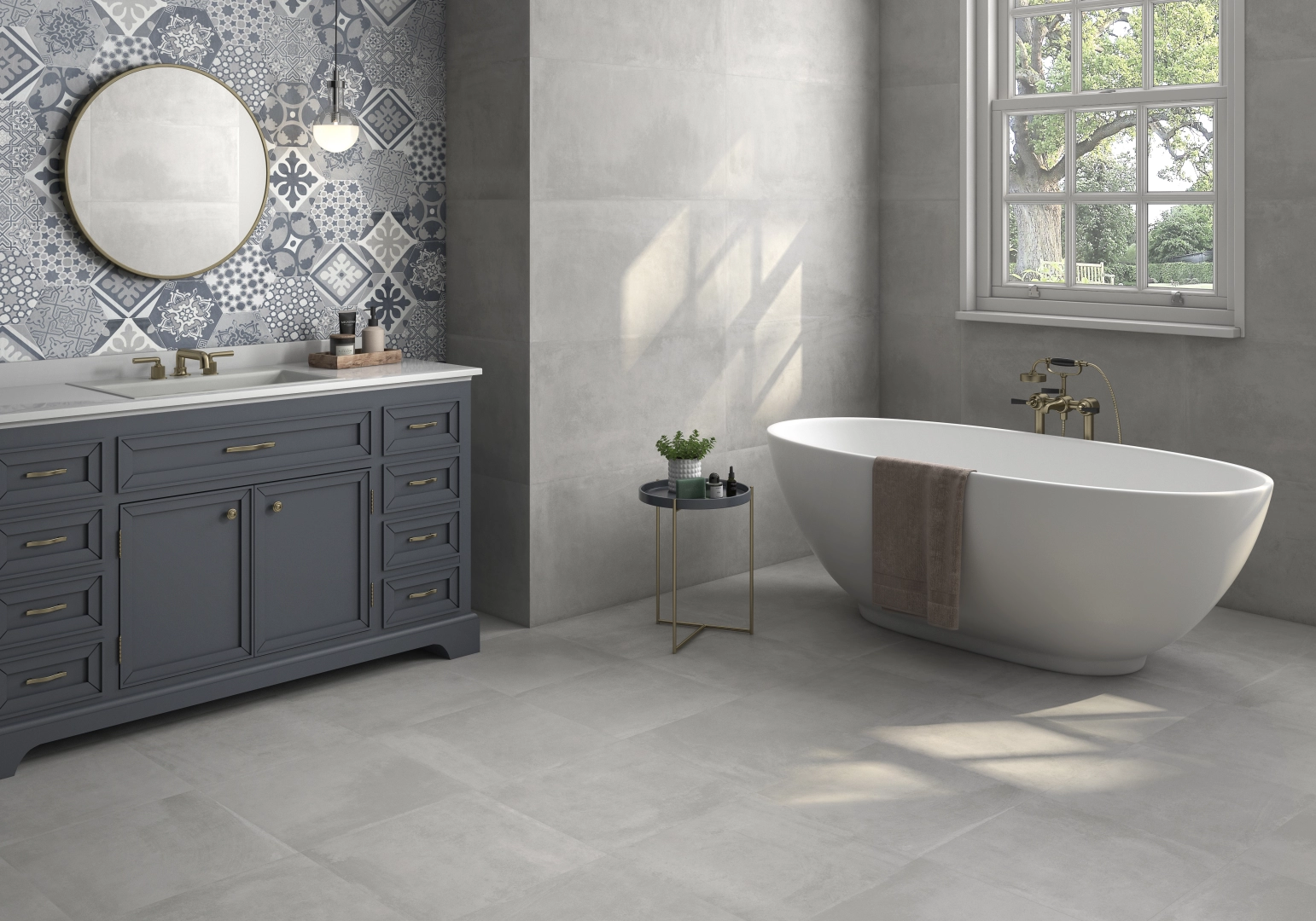Pamesa Essen Ash, Matt, 60x120 cm, 10.50mm, Rectified — SKU: [SKU] | Dimora