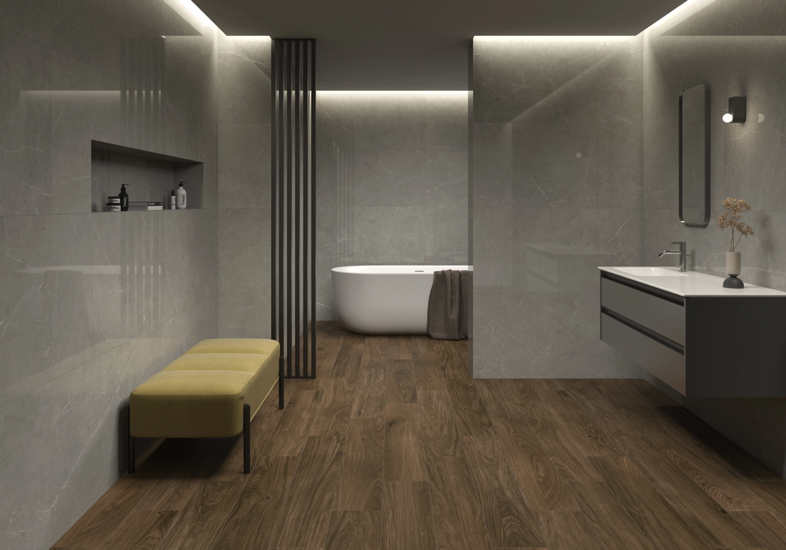 Pamesa Sense Gris, Pulido, 60x120cm, 10.50mm, Rectified — SKU: [SKU ...