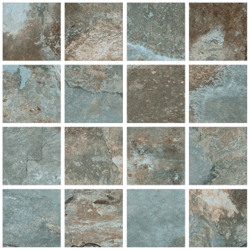 Slate Way Malla 515900013915 - Green, Lappato, 30x30cm, 10.00mm, Not rectified