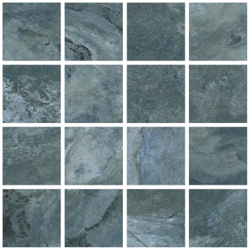 Slate Way Malla 255900013914 - Ocean, Matt, 30x30cm, 10.00mm, Not rectified