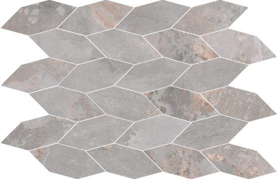 Slate Way Malla Coimbra Ash, Lappato, 29x38cm, 10.00mm, Rectified