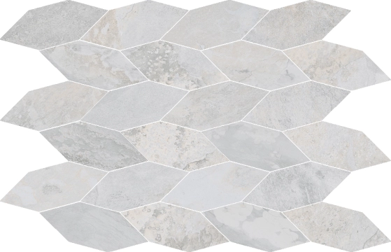 Slate Way Malla Coimbra Pearl, Lappato, 29x38cm, 10.00mm, Rectified