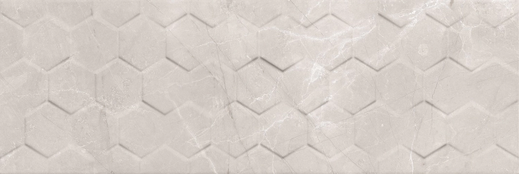 Braga Hexagon White, Lux, 9.84x29.53