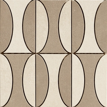Industrial Decoro B 739438 - Taupe/ivory, Soft, 30x30cm, 9.00mm, not-rectified