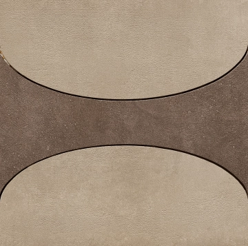 Industrial Decoro A 739436 - Moka/taupe, Soft, 30x30cm, 10.00mm, not-rectified