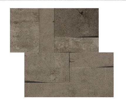 La Roche Muretto 3D 742243 - Mud, Naturale, 30x30cm, 10.00mm, Not rectified