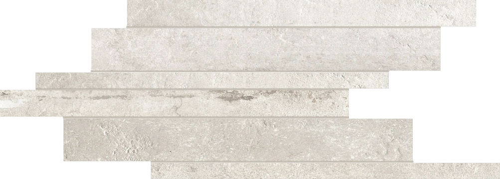 La Roche Listello Mix Sfalsato 742236 - Blanc, Naturale, 21x40cm, 9.00mm, Not rectified