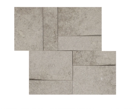 La Roche Muretto 3D 742242 - Grey, Naturale, 30x30cm, 10.00mm, Not rectified