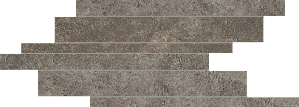 La Roche Listello Mix Sfalsato 742239 - Mud, Naturale, 21x40cm, 10.00mm, Not rectified