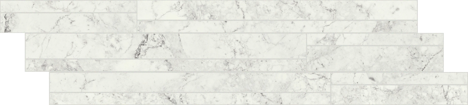 Exalt Listello Sfalsato 760945 - Fairy White, Naturale/lucido, 15x60cm, 10.00mm, Not rectified