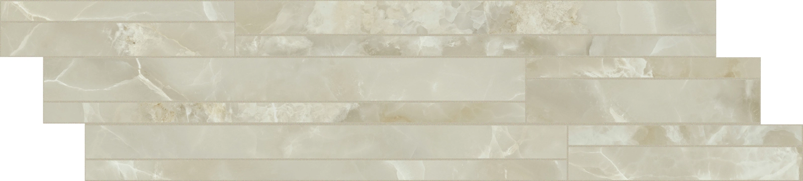 Exalt Listello Sfalsato 760946 - Oyster Shade, Naturale/lucido, 15x60cm, 10.00mm, Not rectified