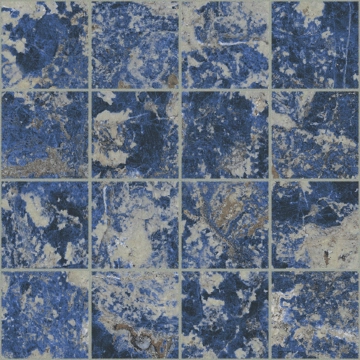 Les Bijoux Mosaico 767621 - Sodalite Bleu, Glossy, 7.5x7.5 cm, 6.00mm, Not rectified