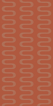 I Filati 767109 - Vague Scarlatto, Naturale, 120x240 cm, 6.00mm, Rectified