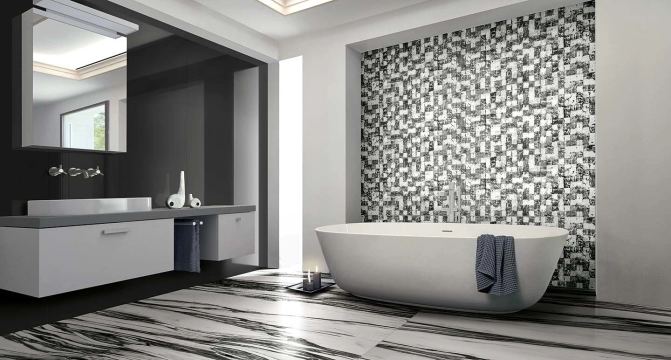 Florim B&w_marble