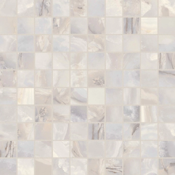 Onyx&more Mosaico 3x3 767653 - White Onyx, Glossy, 30x30cm, 10.00mm, not-rectified