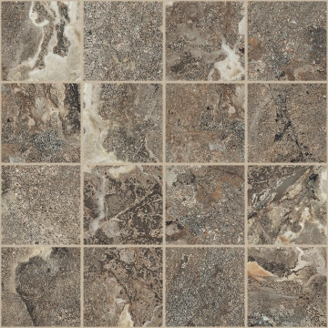 Onyx&more Mosaico 7,5x7,5 767701 - Golden Porphyry, Strutturato, 7.5x7.5 cm, 6.00mm, not-rectified