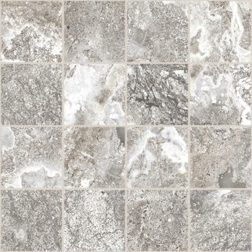 Onyx&more Mosaico 7,5x7,5 767700 - White Porphyry, Strutturato, 7.5x7.5 cm, 6.00mm, not-rectified