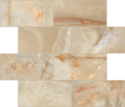 Onyx&more Muretto 767704 - Golden Onyx, Glossy, 30x30cm, 6.00mm, not-rectified