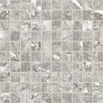 Onyx&more Mosaico 3x3 767667 - White Porphyry, Strutturato, 30x30cm, 10.00mm, not-rectified