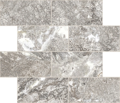 Onyx&more Muretto 767711 - White Porphyry, Strutturato, 30x30cm, 6.00mm, not-rectified