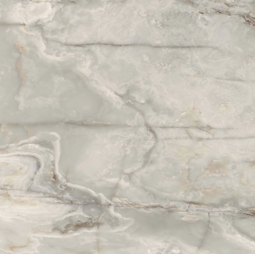 Onyx&more 765929 - Silver Onyx, Glossy, 120x120 cm, 6.00mm, Rectified