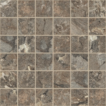Onyx&more Mosaico 5x5 767651 - Golden Porphyry, Strutturato, 30x30cm, 9.00mm, not-rectified