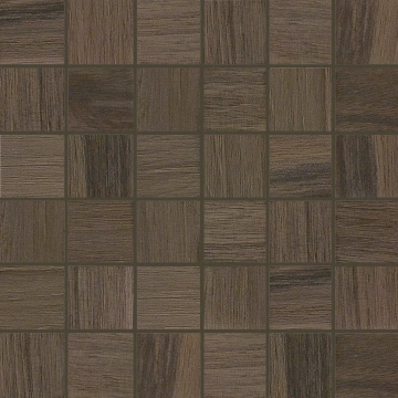 Wooden Tile Mosaico Sfalsato 741932 - Brown, Naturale, 30x30cm, 10.00mm, not-rectified