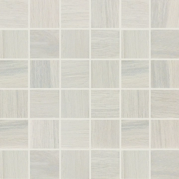 Wooden Tile Mosaico Sfalsato 741928 - White, Naturale, 30x30cm, 10.00mm, not-rectified