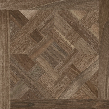 Wooden Tile Decor 741896 - Walnut, Naturale, 80x80cm, 9.00mm, not-rectified
