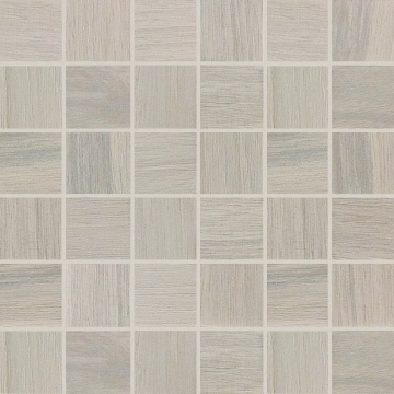 Wooden Tile Mosaico Sfalsato 741929 - Gray, Naturale, 30x30cm, 10.00mm, not-rectified