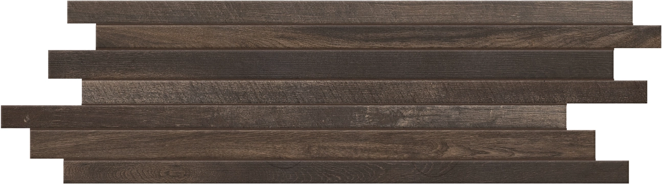 Wooden Tile Modulo Sfalsato 742064 - Brown, Naturale, 20x60cm, 10.00mm, not-rectified